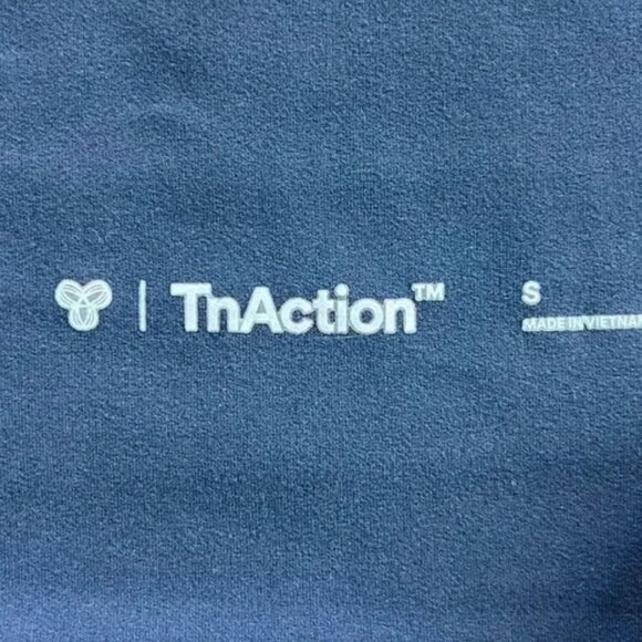 Aritzia TnAction Flare Leggings Size S Blue Split Hem Yoga Lounge Pants - Picture 2 of 7